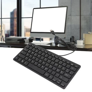 Keyboard 78 Key Mute Ultra Thin Wired Mini USB Interface Desktop Computer Small - Picture 1 of 12