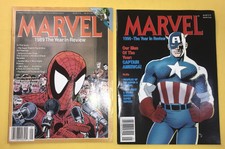 Marvel Comics Year in Review Magazine 1989 #1, 1990,#2-Spiderman ,CaptainAmerica