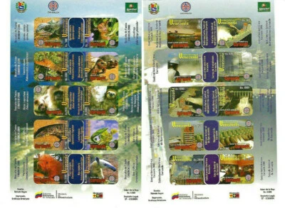 Venezuela: 2006; Scott 1961-1962, set Imperforated, Dam Caruachi, MNH, EBV070 - Image 1 of 2