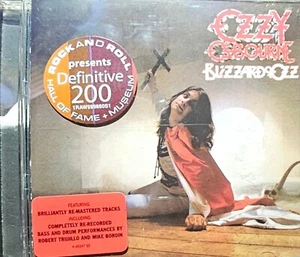 Ozzy Osbourne Blizzard of Ozz CD Hall of Fame Museum Hype Sticker Timeless CD - Imagen 1 de 4