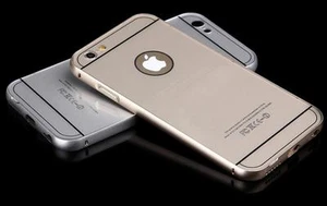 Lujo Aluminio Ultrafino Metal Trasera Estuche 4 Apple iPhone 6 4.7 y Plus 5.5 - Imagen 1 de 16