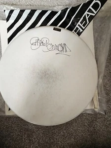 Brian Bennett Signed Drumhead – The Shadows Drummer – Autograph – Aquarian Head - Picture 1 of 4