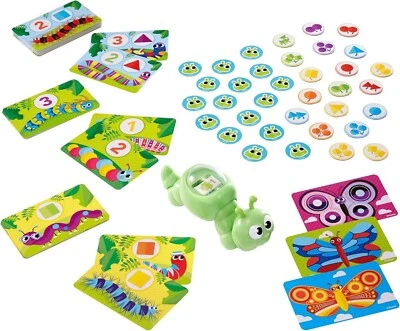 Mattel Games Patty-Pillar Fisher-Price Kids Pre-School Game, Colors, Shapes & Ma - Image 1 of 4