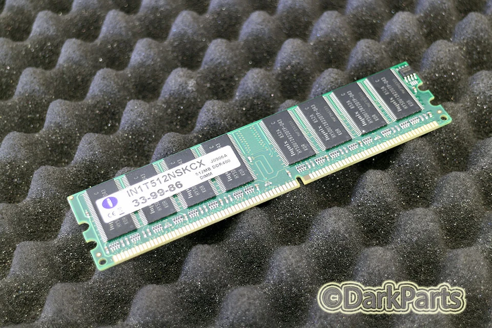Integral IN1T512NSKCX 512MB Memory RAM DDR400 PC3200 33-99-86 - Image 1 of 1
