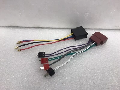 JTAUDIO Old School Car Radio Power Speaker Type Wiring Harness Loom Blaupunkt Philip Etc