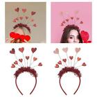 Valentine's Day Heart Headband Sequin Headbands Dress up Party Supplies