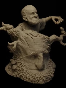 Busto miniatura Spira Mirabilis (Lucas Pina) El Viejo Barba-leño fuera de stock - Imagen 1 de 7