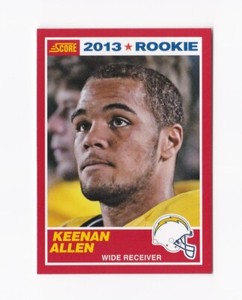 2013 Score Red #384 Keenan Allen RC Chargers Cal Bears