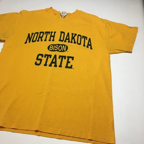 North Dakota State T-Shirt Mens Large Crewneck Short Sleeve Cover