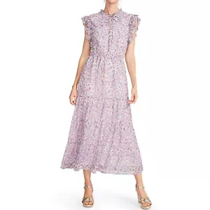 BB Dakota By Steve Madden Women's Sleeveless Printed Chiffon Midi Dress XXL - Picture 1 of 2