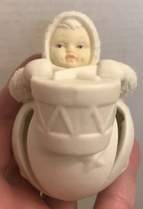 Department 56 Snow Babies Little Drummer Jingle Baby Decorazione Natalizia #68594 - Foto 1 di 6