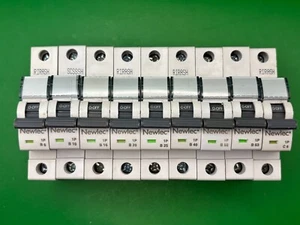 Newlec MCB B6 B16 B20 B25 B40 B50 B63 C6 - Brand New - Picture 1 of 12