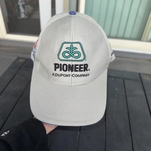 Cappello berretto Pioneer A DuPont Company grigio marrone con ricamo multicolore snapback - Foto 1 di 13