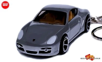 🎁🎁HTF RARE KEYCHAIN SILVER/GRAY PORSCHE CAYMAN S CUSTOM Ltd Ed. GREAT GIFT🎁🎁 - Image 1 of 4