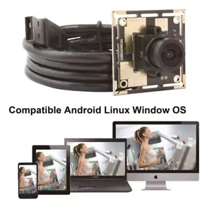 Modulo fotocamera USB ELP con obiettivo grandangolare 2,1 mm 5 megapixel HD mini webcam 15 fps/30 fps - Foto 1 di 11