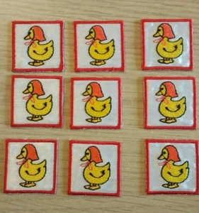 Applicazione termoadesiva/toppa/patch/asilo papera set 4pezzi - Foto 1 di 1