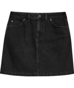 JACK WILLS Roxy Denim Mini Skirt Black Size UK 6 #REF1 - Picture 1 of 1