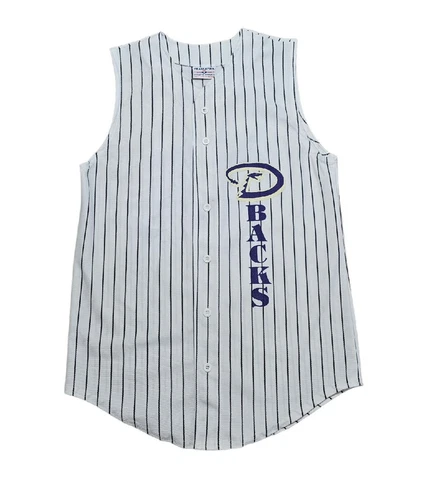 Teamwork Vintage Arizona Diamondbacks Jersey Sleeveless Pinstripe Men's XL Cover