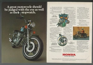 1981 HONDA CB750 Motorcycle 2-page advertisement, CB750 Custom bike print ad - Bild 1 von 3