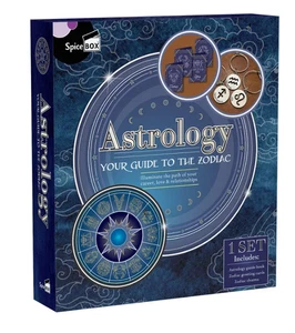 NEW Astrology your guide to the zodiac  And Book w/Guide Charms Cards Spice Box - Picture 1 of 3