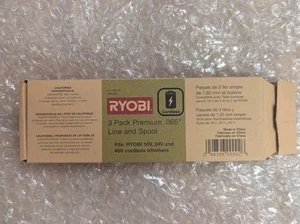 Ryobi One+ AC14RL3A .065 Schnur und Spule für Ryobi 18/24/40V Trimmer, 3er Pack - Bild 1 von 3