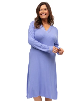 Cyberjammies Nora Rose Angelina Nightdress Long Sleeves Womens Nightwear 2212 - Image 1 of 4