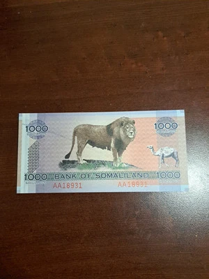 Somaliland 1000 Shillings, 2006, P-CS1, UNC - Image 1 of 2