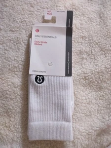 1 Pair Lululemon Socks Crew Length  - Picture 1 of 4