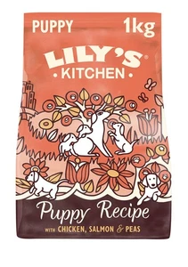 Lily's Kitchen Puppy Recipe Dry Dog Food Chicken & Salmon 1kg - Picture 1 of 4