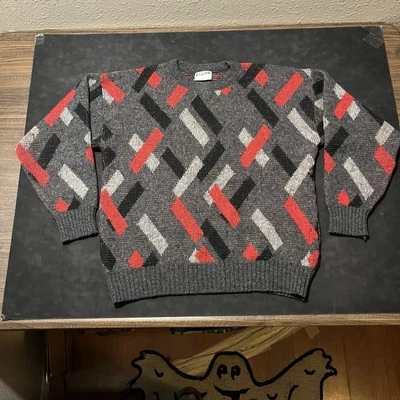 Suéter Nueva Zelanda Tundra Pura Lana Nueva De Colección Lee Andersen Tejido Abstracto Foto 1 de 4