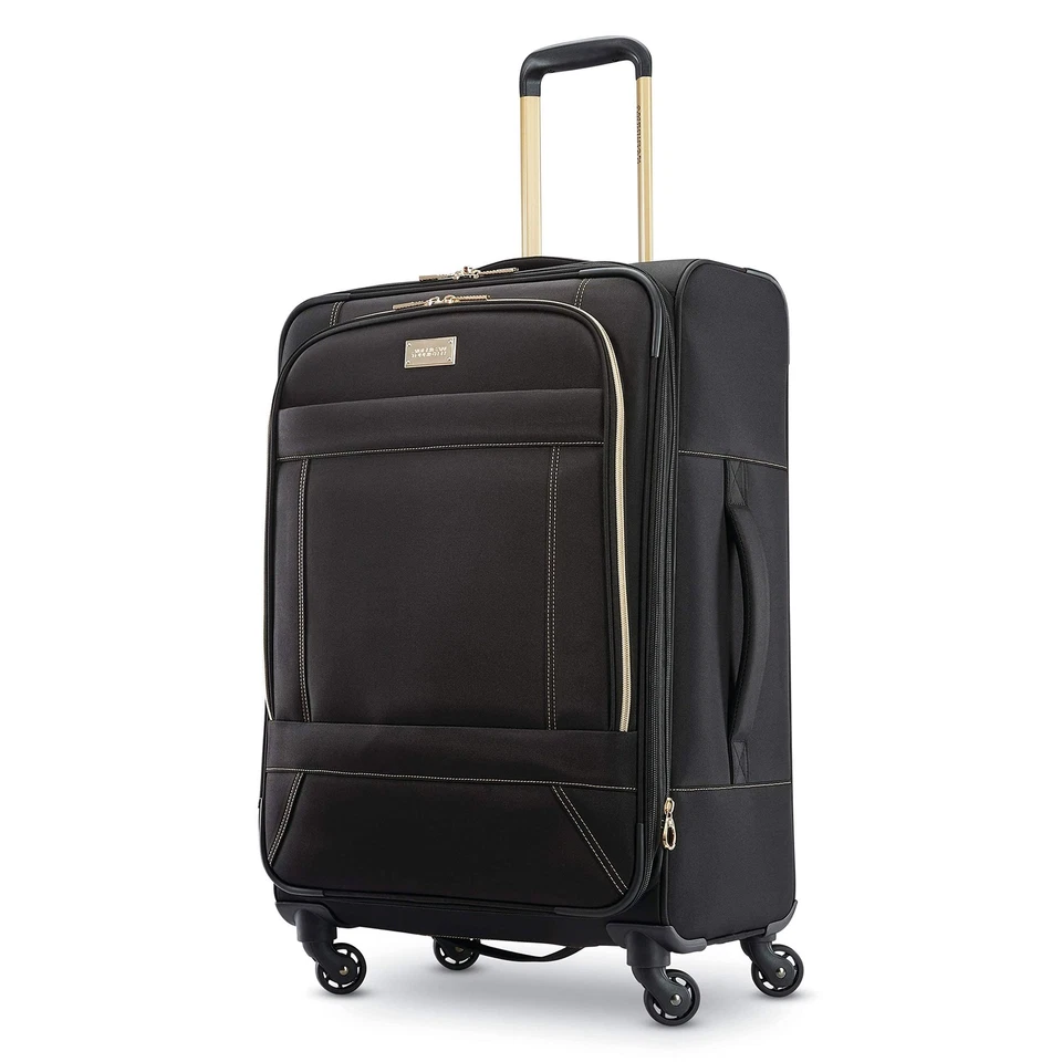 American Tourister Belle Voyage Softside Luggage With Spinner Wheels Black Che