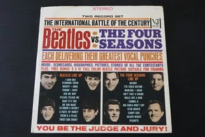 BEATLES VS THE FOUR SEASONS 1964 INSANELY RARE FIRST PRESS STEREO W/ POSTER - Picture 1 of 22