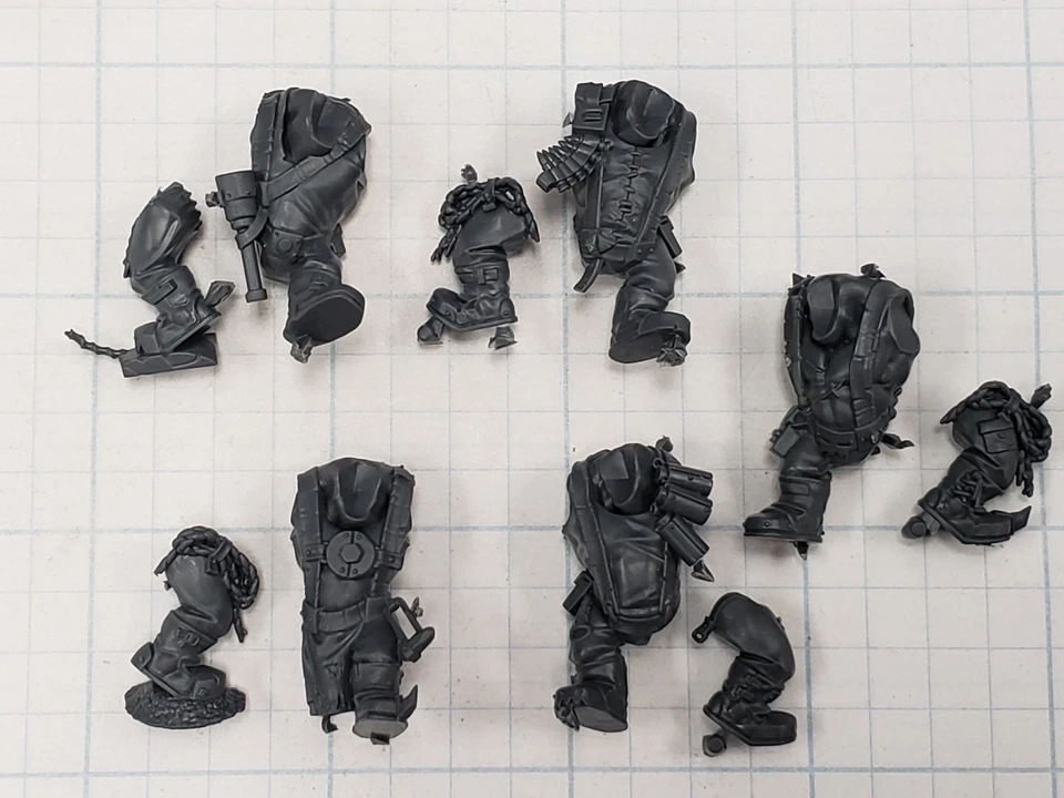 Warhammer 40k Ork Bits Kommando Ork Body w Patas x5 Set Foto 1 de 4