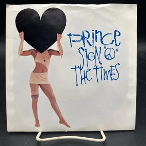 Prince Sign "O" The Times 45rpm 7" vinyl single - record & picture sleeve NM. - Imagen 1 de 4