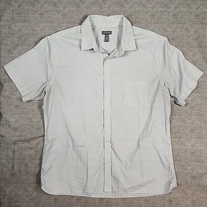 van heusen abito camicia xl manica corta bottoni azzurro - Foto 1 di 4