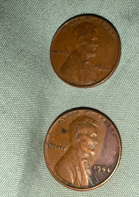 1944 - 1946 Lincoln Copper Penny USA - Image 1 of 2