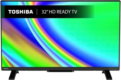 Toshiba 32WV2463DB 32” HD Ready Smart TV HDR VIDAA Sat Tuner Slimline TV Black - Image 1 of 4