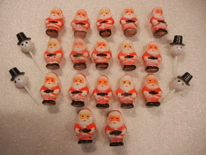 21 TORTENAUFLEGER (17) WEIHNACHTSMANN & (4) SCHNEEMANNKÖPFE - Bild 1 von 11