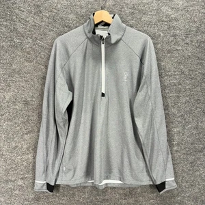 Zero Restriction Activewear Trainingsjacke Herren L Large grau 1/2 Zip Langarm - Bild 1 von 7