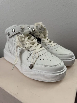 Zapatillas altas para mujer Rebecca Minkoff de cuero blanco talla 8 Foto 1 de 4