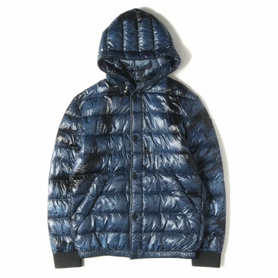 MONCLER Jacket Size: 1 21AW Geometric Hooded Micro Ripstop Nylon Down - Image 1 of 4