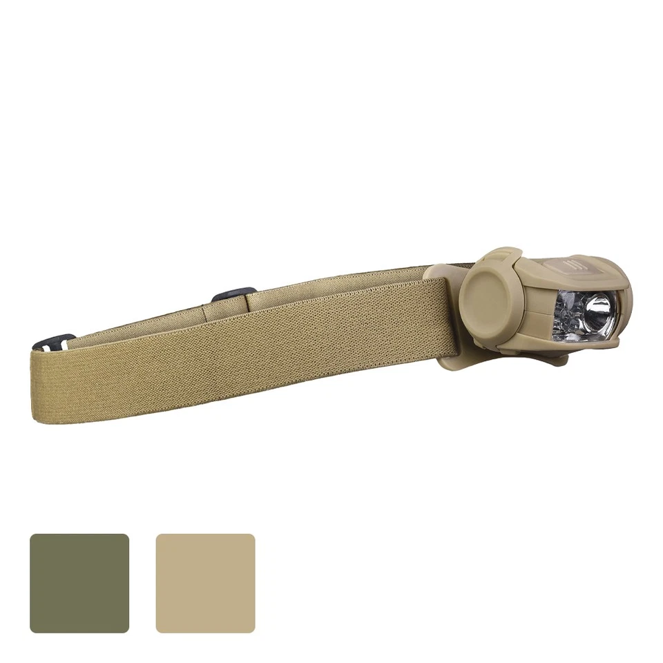 Mil-Tec Kopflampe LED (4-Farbig)