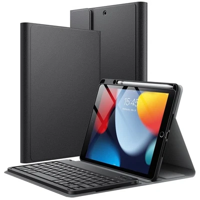 Funda Teclado para iPad 10.2-In 2021/2020/2019 Modelos 9ª/8ª/7ª Generación NEGRO Foto 1 de 4