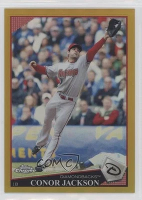 2009 Topps Chrome Gold Refractor /50 Conor Jackson #61 - Image 1 of 2