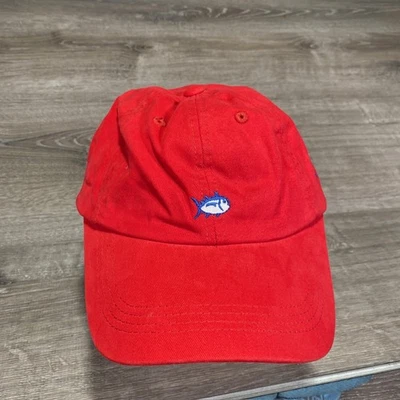 Southern Tide Hat Cap Strap Back Embroidered Fish Pawleys Island Mens Outdoor Go - Image 1 of 4