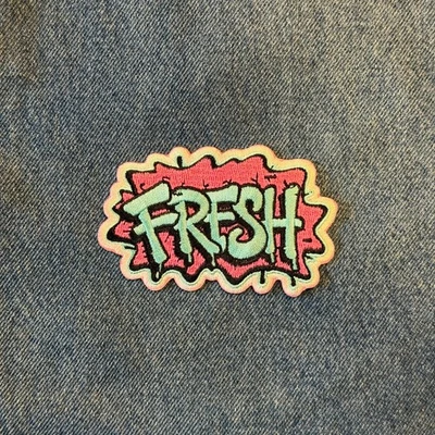 3.5 Inch Patch Iron, Fresh, Embroidery - Image 1 of 3