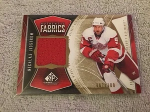 2009-10 Upper Deck SP Authentic Nicklas Lindstrom Fabrics Gold #/100 Red Wings - Bild 1 von 4