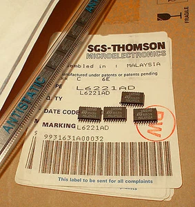 1 Stück / 1 piece L6221AD = A2540SLB QUAD DARLINGTON SWITCH SO-20 SMT NEW ~ - Picture 1 of 3