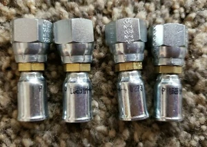 4 PARKER 10691N-4-4 SERIES HYDRAULIC FITTING LOT - Picture 1 of 4