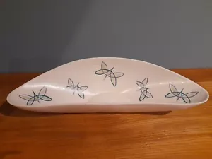 Poole Pottery Freeform SHAPE 338 Pattern Dish Vase Bowl Butterflies PT 44cms W - Picture 1 of 11